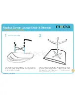 Preview for 2 page of Mocka Replica Eames Lounge Chair & Ottoman Assembly Instructions