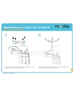 Preview for 4 page of Mocka Replica Eames Lounge Chair & Ottoman Assembly Instructions