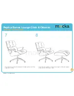 Preview for 5 page of Mocka Replica Eames Lounge Chair & Ottoman Assembly Instructions