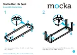 Предварительный просмотр 2 страницы Mocka Sadie Bench Seat Assembly Instructions