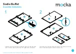 Предварительный просмотр 2 страницы Mocka Sadie Buffet Assembly Instructions Manual