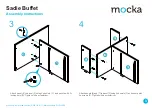 Предварительный просмотр 3 страницы Mocka Sadie Buffet Assembly Instructions Manual