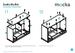 Предварительный просмотр 7 страницы Mocka Sadie Buffet Assembly Instructions Manual