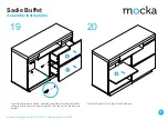 Предварительный просмотр 11 страницы Mocka Sadie Buffet Assembly Instructions Manual