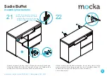 Предварительный просмотр 12 страницы Mocka Sadie Buffet Assembly Instructions Manual