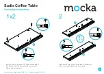 Предварительный просмотр 2 страницы Mocka Sadie Coffee Table Assembly Instructions Manual