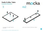 Предварительный просмотр 3 страницы Mocka Sadie Coffee Table Assembly Instructions Manual