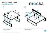 Предварительный просмотр 4 страницы Mocka Sadie Coffee Table Assembly Instructions Manual