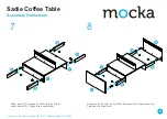 Предварительный просмотр 5 страницы Mocka Sadie Coffee Table Assembly Instructions Manual