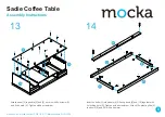 Предварительный просмотр 8 страницы Mocka Sadie Coffee Table Assembly Instructions Manual