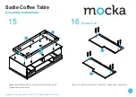 Предварительный просмотр 9 страницы Mocka Sadie Coffee Table Assembly Instructions Manual