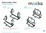 Предварительный просмотр 10 страницы Mocka Sadie Coffee Table Assembly Instructions Manual