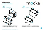 Preview for 13 page of Mocka Sadie Desk Assembly Instructions Manual