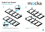 Предварительный просмотр 2 страницы Mocka Sadie Four Drawer Assembly Instructions Manual