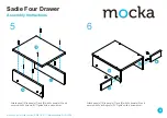 Предварительный просмотр 4 страницы Mocka Sadie Four Drawer Assembly Instructions Manual