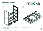 Предварительный просмотр 5 страницы Mocka Sadie Four Drawer Assembly Instructions Manual