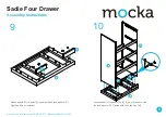 Предварительный просмотр 6 страницы Mocka Sadie Four Drawer Assembly Instructions Manual