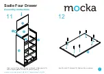 Предварительный просмотр 7 страницы Mocka Sadie Four Drawer Assembly Instructions Manual