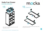 Предварительный просмотр 9 страницы Mocka Sadie Four Drawer Assembly Instructions Manual