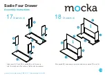 Предварительный просмотр 10 страницы Mocka Sadie Four Drawer Assembly Instructions Manual