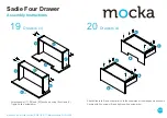 Предварительный просмотр 11 страницы Mocka Sadie Four Drawer Assembly Instructions Manual