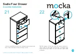 Предварительный просмотр 12 страницы Mocka Sadie Four Drawer Assembly Instructions Manual