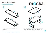 Preview for 5 page of Mocka Sadie Six Drawer Assembly Instructions Manual