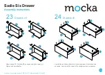 Preview for 13 page of Mocka Sadie Six Drawer Assembly Instructions Manual