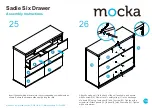 Preview for 14 page of Mocka Sadie Six Drawer Assembly Instructions Manual