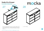 Preview for 15 page of Mocka Sadie Six Drawer Assembly Instructions Manual