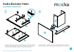 Предварительный просмотр 3 страницы Mocka Sadie Assembly Instructions Manual