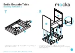 Предварительный просмотр 5 страницы Mocka Sadie Assembly Instructions Manual