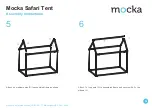 Preview for 4 page of Mocka Safari Tent Assembly Instructions