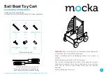 Preview for 1 page of Mocka Sail Boat Toy Cart Assembly Instructions