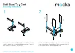 Preview for 2 page of Mocka Sail Boat Toy Cart Assembly Instructions