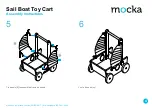 Preview for 4 page of Mocka Sail Boat Toy Cart Assembly Instructions