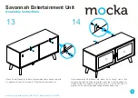 Предварительный просмотр 9 страницы Mocka Savannah Entertainment Unit Assembly Instructions Manual