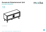 Предварительный просмотр 10 страницы Mocka Savannah Entertainment Unit Assembly Instructions Manual