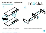 Предварительный просмотр 3 страницы Mocka Scarborough Coffee Table Assembly Instructions Manual