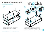 Предварительный просмотр 5 страницы Mocka Scarborough Coffee Table Assembly Instructions Manual