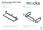 Предварительный просмотр 6 страницы Mocka Scarborough Coffee Table Assembly Instructions Manual