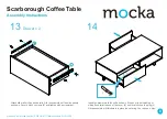 Предварительный просмотр 8 страницы Mocka Scarborough Coffee Table Assembly Instructions Manual