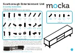 Предварительный просмотр 1 страницы Mocka Scarborough Entertainment Unit Assembly Instructions Manual