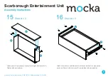 Предварительный просмотр 9 страницы Mocka Scarborough Entertainment Unit Assembly Instructions Manual