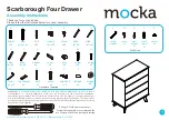 Предварительный просмотр 1 страницы Mocka Scarborough Four Drawer Assembly Instructions Manual