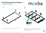 Предварительный просмотр 2 страницы Mocka Scarborough Four Drawer Assembly Instructions Manual