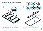 Предварительный просмотр 3 страницы Mocka Scarborough Four Drawer Assembly Instructions Manual