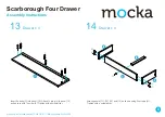 Предварительный просмотр 8 страницы Mocka Scarborough Four Drawer Assembly Instructions Manual