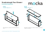 Предварительный просмотр 9 страницы Mocka Scarborough Four Drawer Assembly Instructions Manual