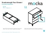 Предварительный просмотр 10 страницы Mocka Scarborough Four Drawer Assembly Instructions Manual